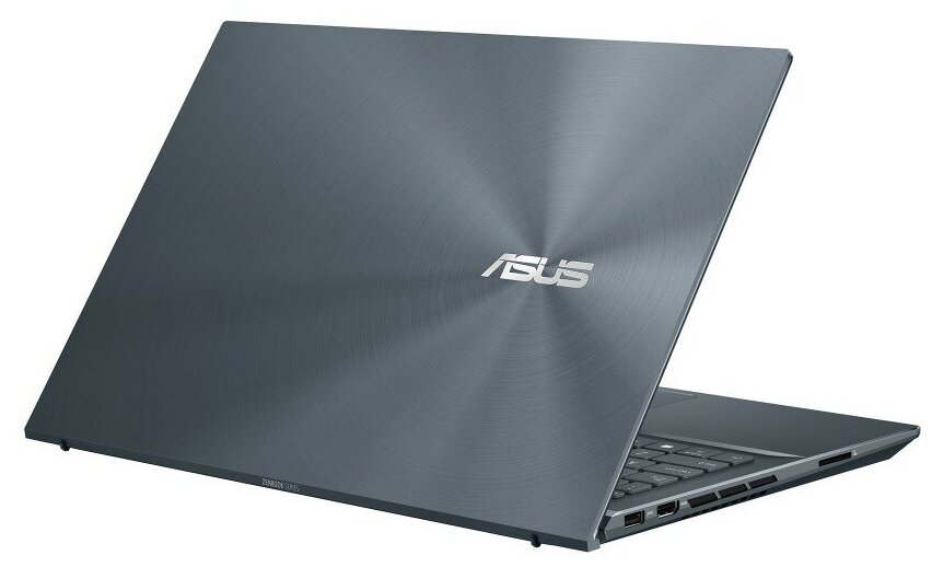 Ноутбук Asus ZenBook Pro 15 OLED UM535QE-KY260W 90NB0V91-M00J30 Pine Grey AMD Ryzen 7-5800H16G1Tb SSD156 FHD OLEDNV RTX3050Ti 4GWiFiBTWin11