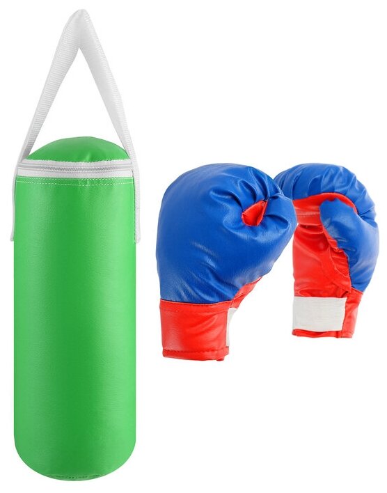 Absolute Champion Набор боксёрский детский «Классик стандарт» №2: перчатки, груша, цвета микс