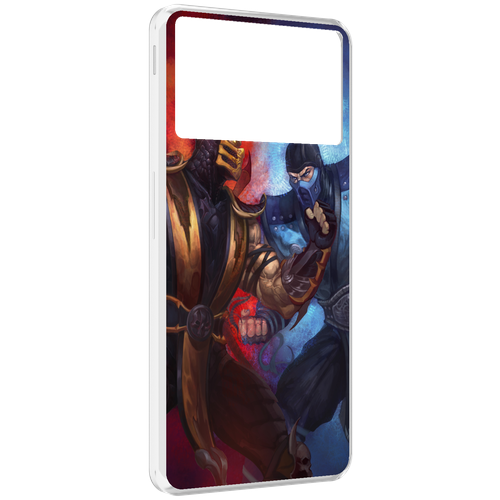 Чехол MyPads Mortal Kombat art для ZTE Nubia Z40S Pro задняя-панель-накладка-бампер чехол mypads mortal kombat art для zte nubia red magic 7s pro задняя панель накладка бампер