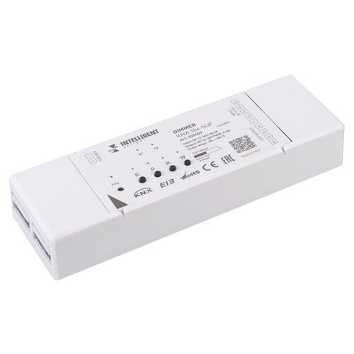 INTELLIGENT ARLIGHT Диммер KNX-104-SUF (12-36V, 4x5A) (IARL, Пластик) intelligent arlight диммер knx 204 dim din 12 48v 8x0 35 4x0 7 2x1a iarl пластик intelligent arlight 025660