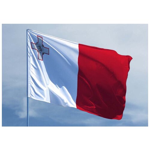 Флаг Мальты 90х135 см