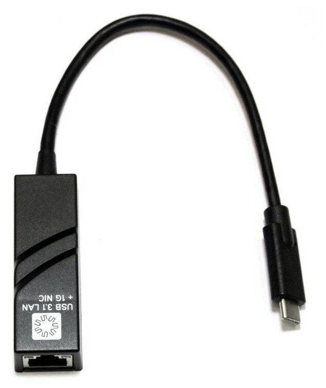 5bites кабели Кабель-адаптер UA3C-45-07BK USB3.1 сетевая карта RJ45 1G BLACK