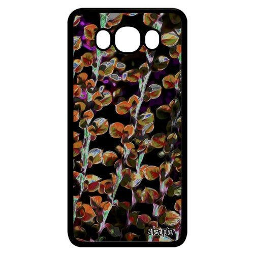 фото Противоударный чехол на смартфон // samsung galaxy j7 2016 // "ветви" листья стиль, utaupia, цветной