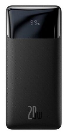 Внешний аккумулятор Baseus Bipow Digital Display Power bank 30000mAh 20W (PPDML-N01, PPDML-N02) (black) — фото 1