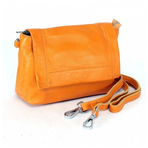 фото Сумка женская натуральная кожа rm-h-8157, 1отд+карм/перег, плечевой ремень, желтый 241012 аделия