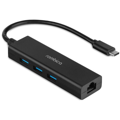 Разветвитель для компьютера Rombica Type-C Hub Lan TC-00200 157500₽