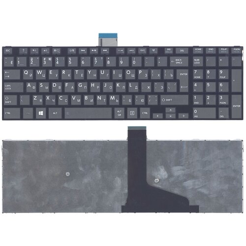 Клавиатура для ноутбука Toshiba S50-A черная вертикальный Enter 1059₽