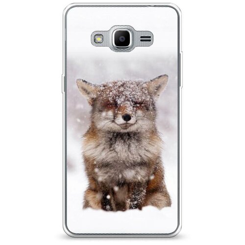 фото Силиконовый чехол "зимняя лиса" на samsung galaxy j2 prime 2016 / самсунг галакси джей 2 прайм 2016 case place