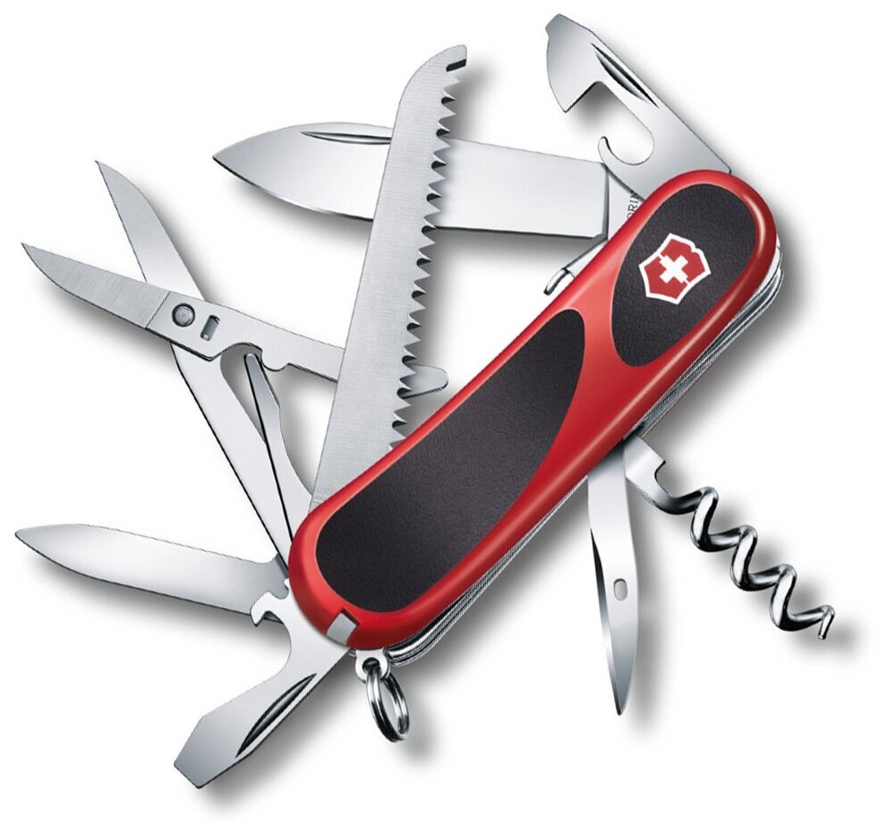 Нож перочинный Victorinox EvoGrip S557 (2.5223.SC) 85мм 21функций красный/черный карт.коробка - фото №17