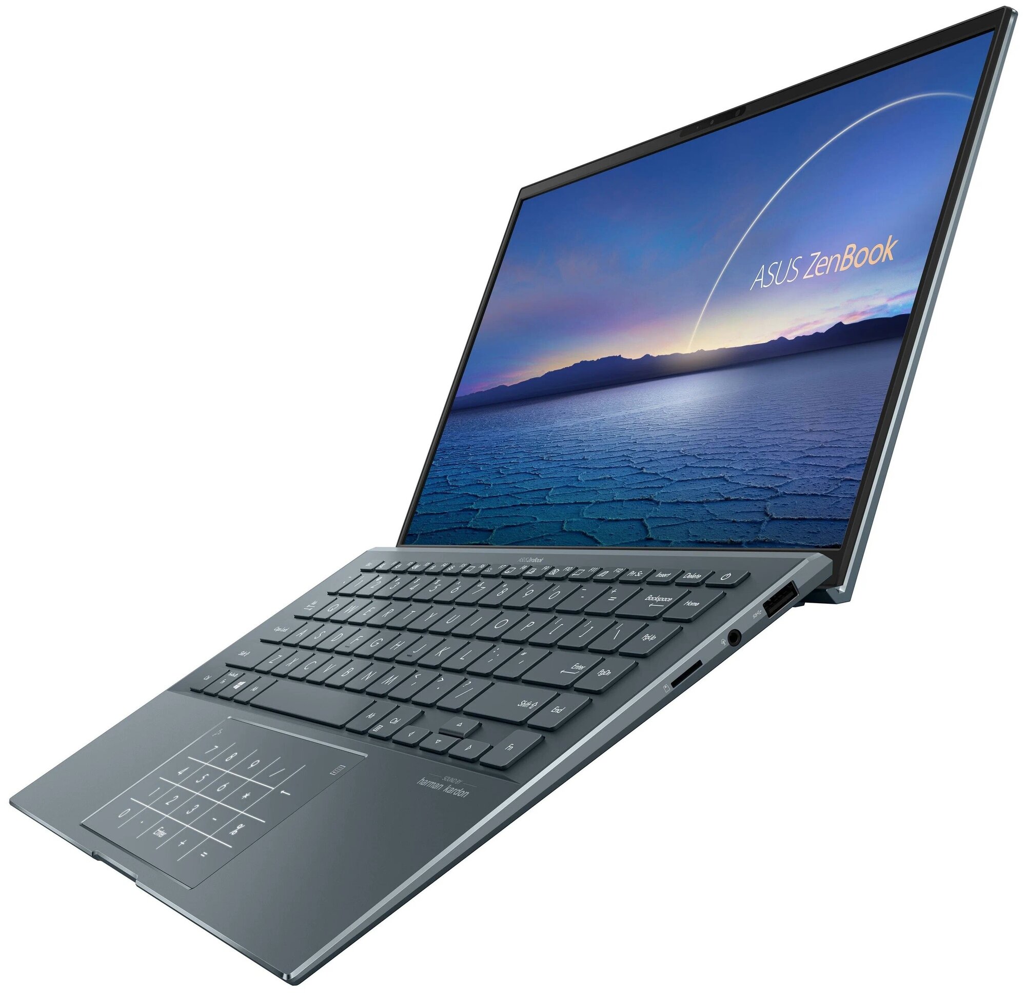 Ноутбук ASUS Zenbook 14 UX435EAL-KC114R Intel Core i7 1165G7 2800MHz141920x108016GB1024GB SSDIntel Iris Xe GraphicsWindows 10 Pro 90NB0S91-M005U0 Grey