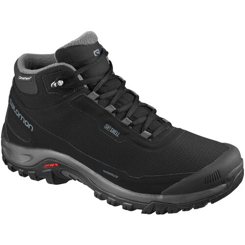 фото Полуботинки salomon, размер 11 / 29, black/ebony/black