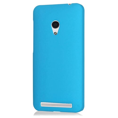 фото Чехол панель-накладка mypads для asus zenfone 4 a450cg ультра-тонкая полимерная из мягкого качественного силикона голубой