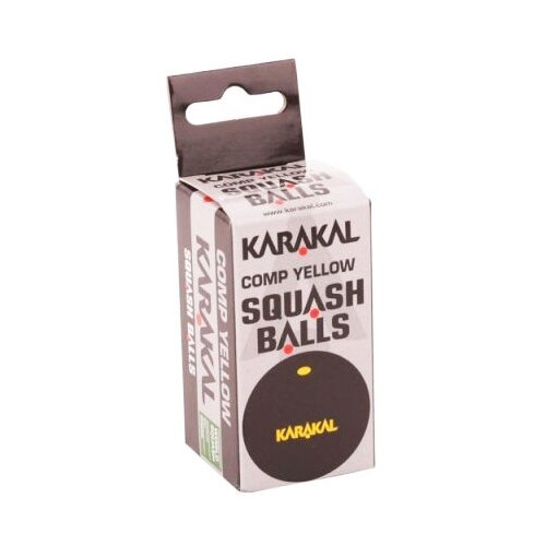 Мячи для сквоша Karakal 1-Yellow x2 KZ675