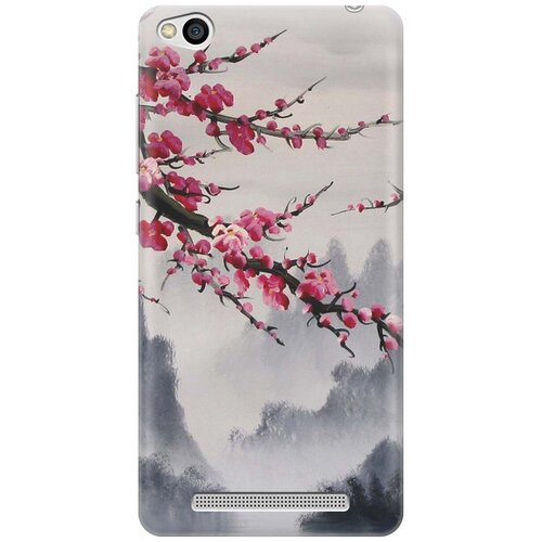 фото Re:pa накладка transparent для xiaomi redmi 3 с принтом "сакура"