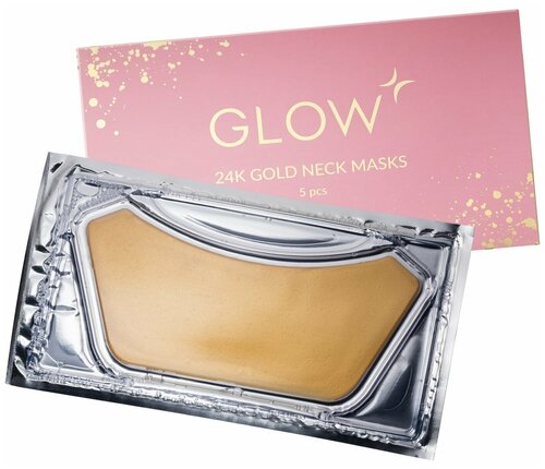 Маска (патчи) для шеи GLOW CARE 24K GOLD