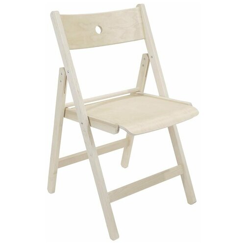 Стул складной деревянный без лака 5200