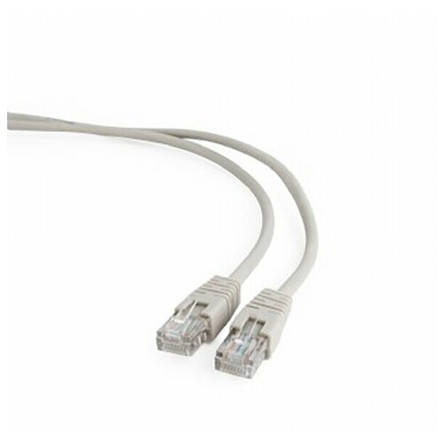 Сетевой кабель Gembird Cablexpert UTP cat.5e 0.5m Grey PP12-0.5m
