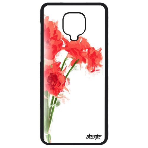 фото Защитный чехол на мобильный // xiaomi redmi note 9s // "цветы" флора запах, utaupia, белый