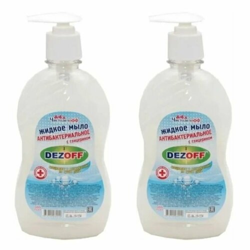 Чистоделофф Жидкое мыло Антибактериальное, 500 мл, 2 шт