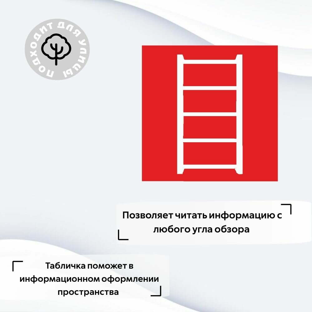 Информационная табличка на дверь и стены: внимание, видится видеонаблюдение 40х30 с. Пожарная лестница.