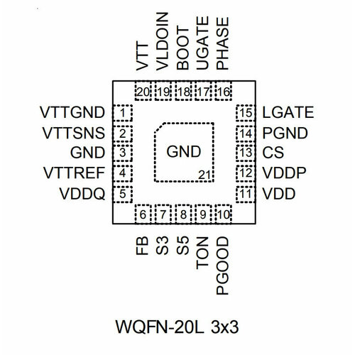 Микросхема RT8207MGQW J7=