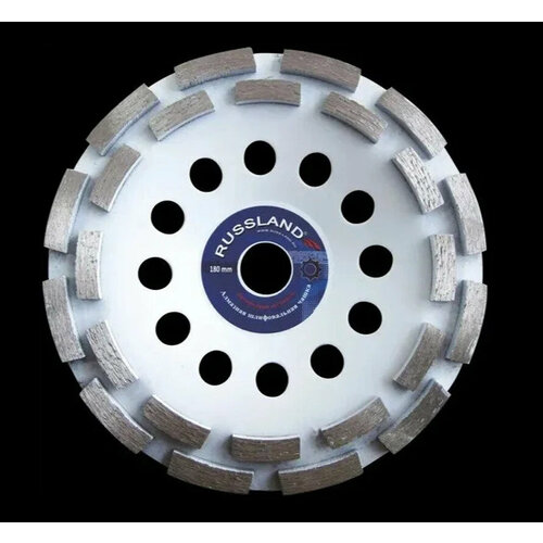 Алмазная чашка шлифовальная RUSSLAND ASD 18022 180х22,2мм