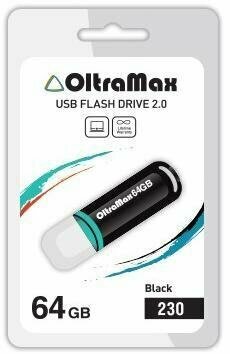 Флешка Oltramax OM-64GB-230-черный 64 Гб Black