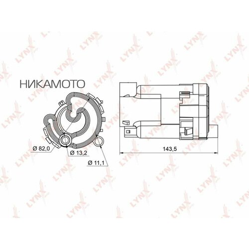 LYNXAUTO LF-987M Фильтр топливный 2071₽