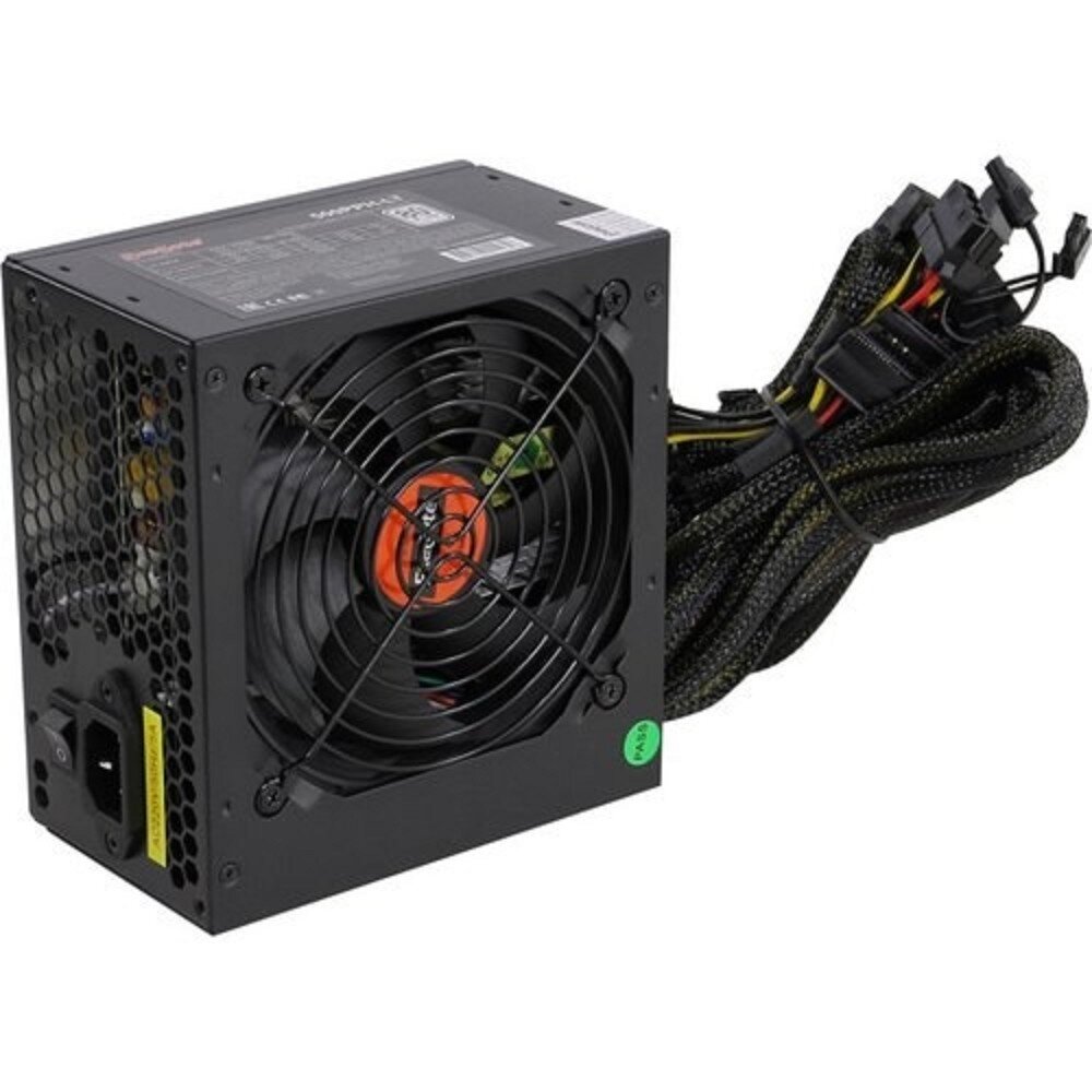 Exegate EX282040RUS Блок питания 500W Exegate 500PPH-LT, 80+,RTL ATX, black, APFC, 12cm, 24p, (4+4)p, 5*SATA, 3*IDE - фото №15