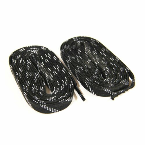 Шнурки хоккейные BIG BOY Elite Line с пропиткой 244см черный 370₽