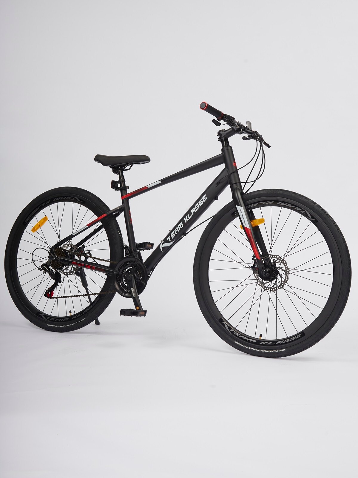 фото Городской взрослый велосипед Team Klasse, светло-серый, диаметр колес 28 дюймов