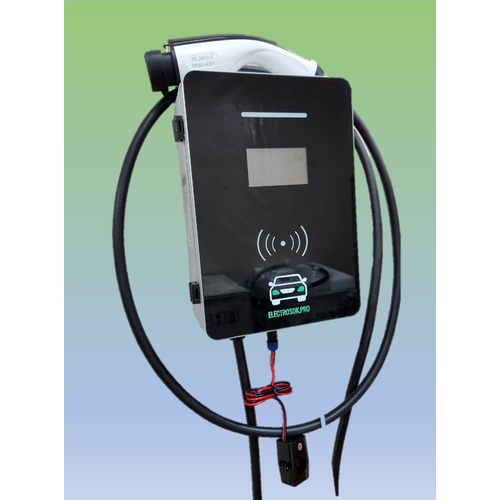 Зарядная станция для электромобиля 7 кВт GBT Electrosok AC-G07-AL IP54 Алюм корпус Wi-Fi RFID App 5394500₽