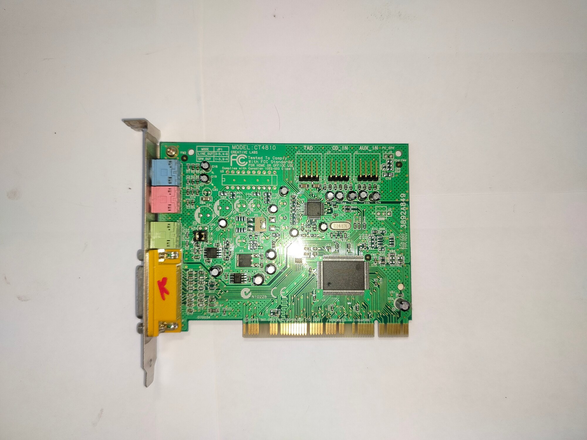 Звуковая карта Creative Sound Blaster CT4810 PCI