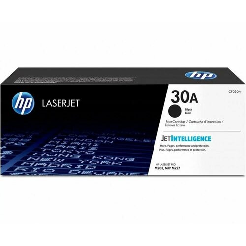 Картридж оригинальный HP 30A (CF230A) Black для принтера HP LaserJet Pro M227fdw (G3Q75A); LaserJet Pro M203dn (G3Q46A) картридж q6000a 124a для принтера hp color laserjet 1600 2600 2600n 2605 2605dn