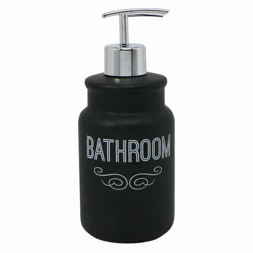 Дозатор для жидкого мыла VITARTA Bathroom black керамика пластик черный 1568₽