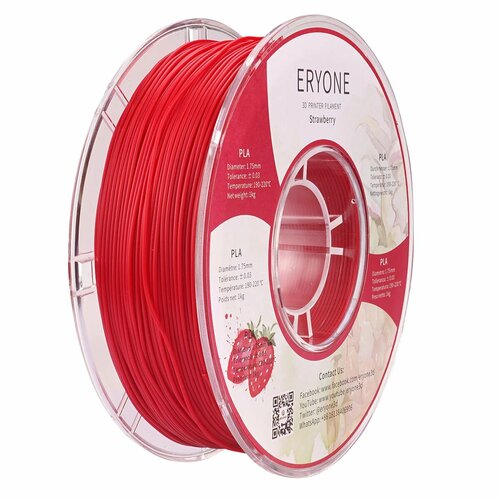 Ароматизированная нить для 3D печати с ароматом клубники 1 кг диаметр 175мм - 005мм 1099₽