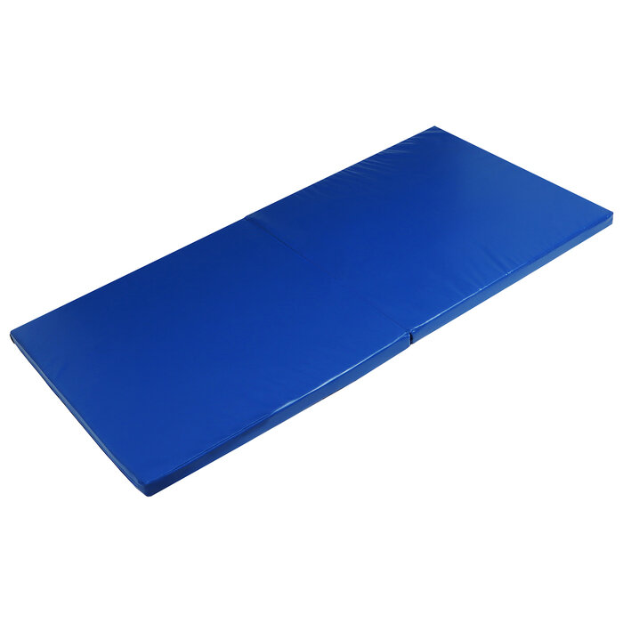 Мат ONLYTOP, 200х100х6 см, 1 сложение, цвет синий