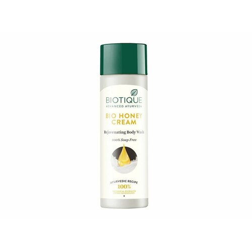 BIO HONEY CREAM Rejuvenating Body Wash Biotique медовый крем Омолаживающий гель для душа Биотик 190 мл 1112₽