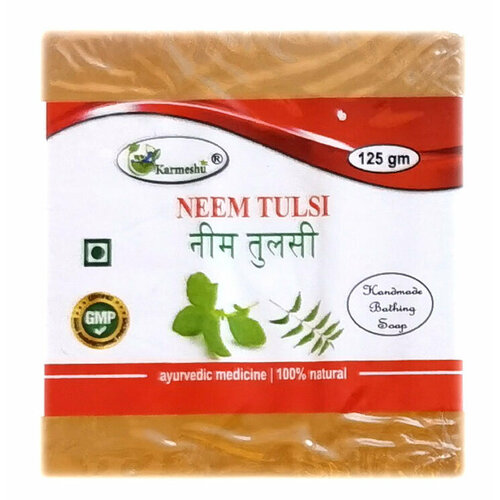 NEEM TULSI Handmade Bathing Soap Karmeshu НИМ тулси мыло ручной работы Кармешу 125 г 486₽