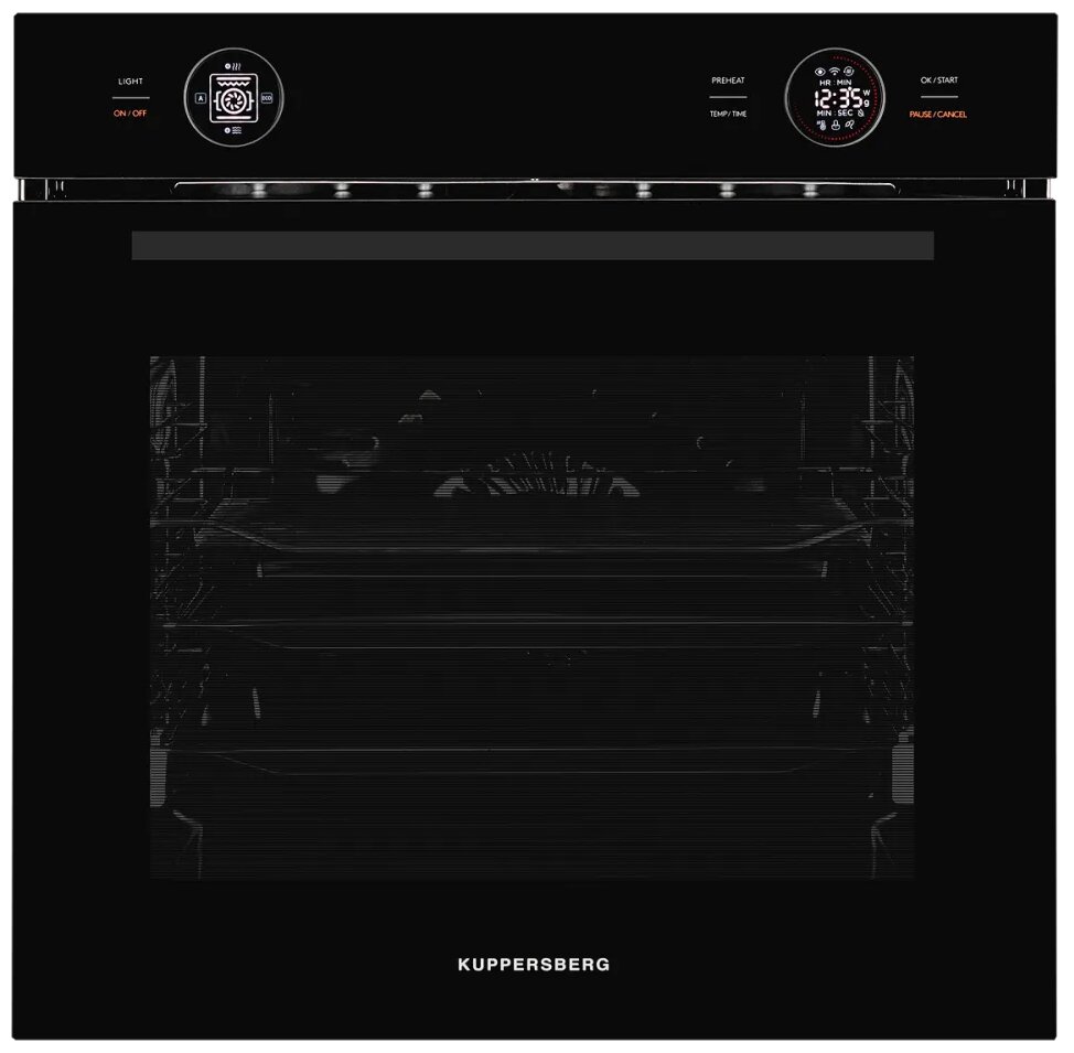 Электрический духовой шкаф Kuppersberg HT612, сенсорный экран, чёрный