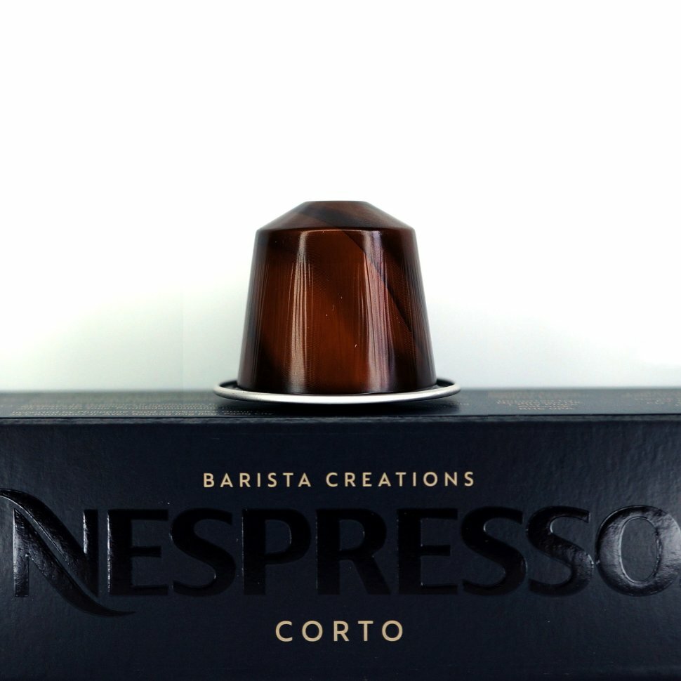 Кофе в капсулах Nespresso Corto, интенсивность 11, 10 порций, 10 кап. в уп.