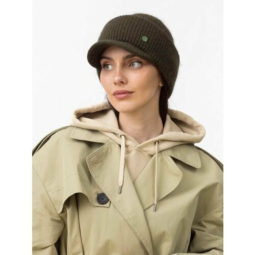 фото Кепка junberg для женщин, размер 56-58, хаки