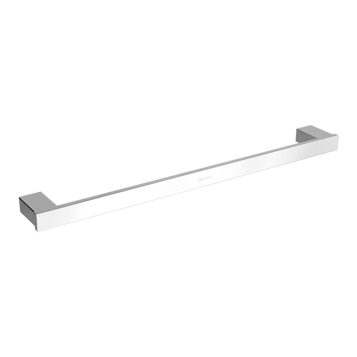 Полотенцедержатель Lemark SMOOTH LINE одинарный, хром, металл, крепление на шурупы