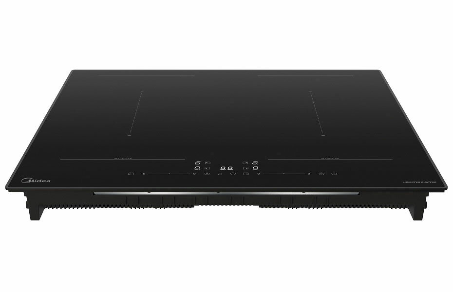 Картинки Электрическая варочная панель Midea MIH67783SB 59 см, 4 конфорки стеклокерамика, черный