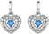 Серьги пусеты-гвоздики Swarovski Lifelong 5392920
