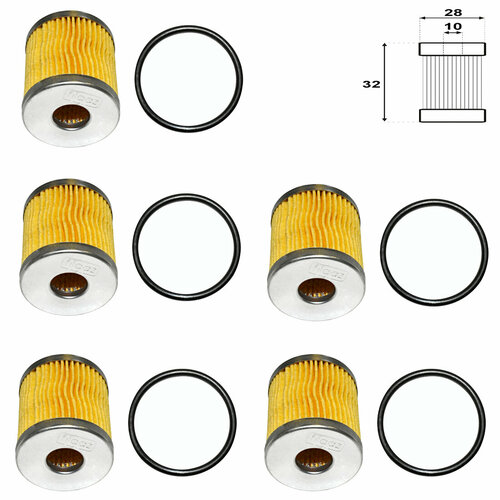 Фильтр в редуктор Lovato RGJ 3.2L с кольцом (средний) /FDA7/ 5 штук