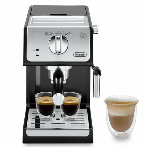  рожковая кофеварка DeLonghi ECP 33.21, черный