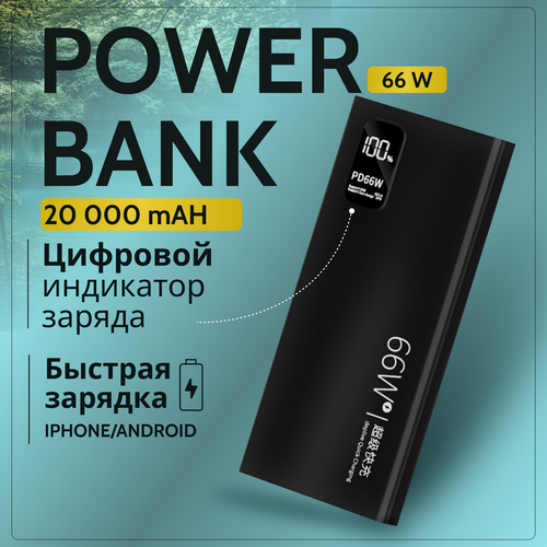 Повербанк 20000 mah пауэрбанк power bank 229900₽