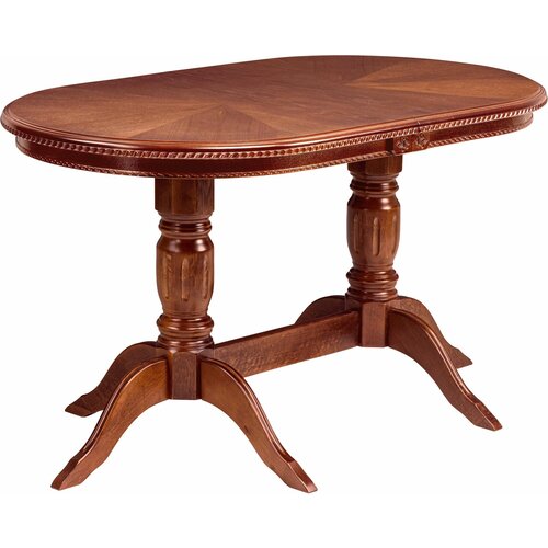 Стол кухонный деревянный раскладной Лорель 140(180)х80 Миланский орех