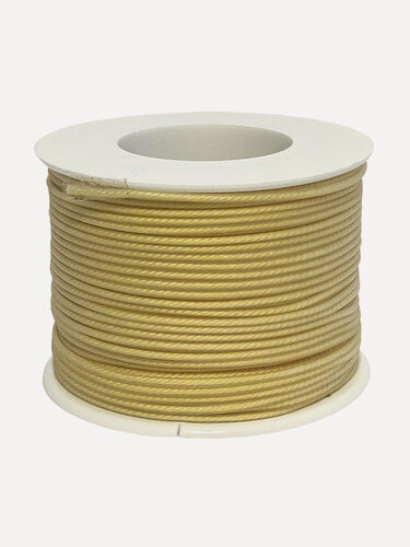 Изображение товара Трос кевларовый, в оболочке ПВХ, на катушке, 2.2 мм х 60 метров